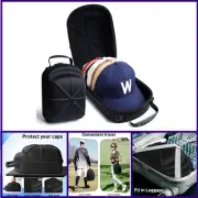 Hat case for baseball caps, Hard hat organizer Hat holder for Travel smash-proof