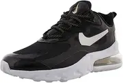 [Nike] Womens Air Max 270 React Running Trainers CT3426 Sneakers Shoes (UK 5.5 US 8 EU 39, Black Metallic Silver 001) 001