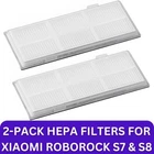 2 X Hepa Filters For Roborock S7 & S8 Series Robot Vacuum Cleaners