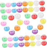 100Pcs Fillable Transparent Capsules for Vending Machines Clear Stuffers Storage Balls for Candy