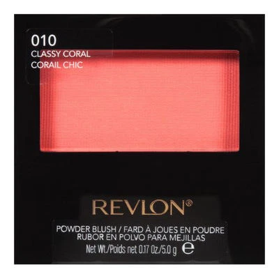 1 X REVLON POWDER BLUSH ❤ 010 CLASSY CORAL ❤ GLOSSI AUSTRALIA