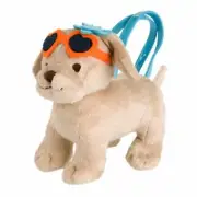 Gymboree Girl Beach Puppy Plush Purse Tropical-Bloom NWT Yellow Lab Labrador Dog