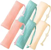 NOLITOY 6 Pack Soap Foaming Bags Exfoliating Soap Socks Holders Face Wash Makeup Removal