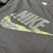 2013 NIKE ATMOS TIGER CAMO SNAKESKIN TEE T-SHIRT BLACK Sz M Medium