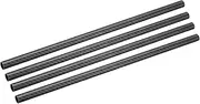 uxcell 4Pcs Carbon Fiber Tubes 14 x 16 x 420mm Matte Surface Rod 3K Roll Wrapped Carbon Round Tubing for RC Airplane Quadcopter Multicopter