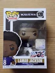 Funko Pop Football Baltimore Ravens Lamar Jackson #120 With Protector