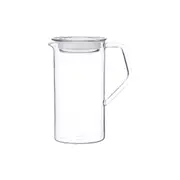 Kinto Cast 750ml Glass Water/Juice Jug Pitcher w/ Lid Glassware Small Clear