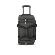 Solo New York Leroy Carry-On Wheeled Duffle Bag, 49L Capacity, Grey, 22 Inch