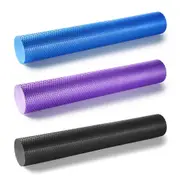 90cm Yoga Roller Physio Pilates Foam Roller Gym Back Training Exercise Massage