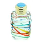 Murano Glass Perfume Bottle Multi Coloured Gold Yellow Red Green Millefiori