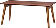Iris Ohyama FCT-800 Walnut Folding Table, Folding Table, Center Table, Desk Width 31.5 x Depth 15.7 x Height 13.4 inches (80 x 40 x 34 cm)