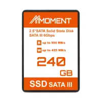 在飛比找momo購物網優惠-【Moment】SSD SATA III 240G 固態硬碟