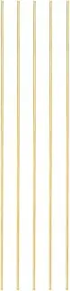 uxcell 5 Pcs Brass Round Rod, 2.5mm x 12" Lathe Bar Stock H62 Brass Round Stock for DIY Craft Making Hardware Novelty Model Car Plane Boat Ship, Copper