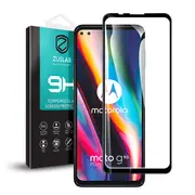 ZUSLAB for Motorola G 5G Plus Tempered Glass Screen Protector Film 9H Hardness - Black