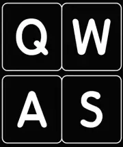 MAC ENGLISH US KEYBOARD STICKER LARGE BOLD LETTERS BLACK FOR COMPUTER LAPTOP