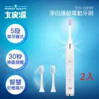 在飛比找COCORO Life優惠-【大家源】淨白護齦電動牙刷 TCY-123101 二入