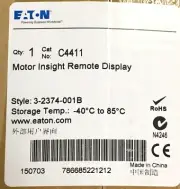 EATON CUTLER HAMMER C4411 Motor Insight Remote Display 3 2374 001B