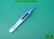 12 Pcs Suture Forceps Titanium Surgical Instruments T.T-305
