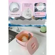 Mini Dishwasher 18W Rechargeable Household Electric Dishwasher Machine Portable Travel Ultrasonic Dishwasher Sink Blue Photo Color