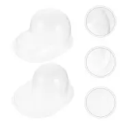 2pcs Wig Display Mannequin Supports Tabletop Hat Stand Acrylic Hat Stand