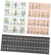 COSMEVIVI Teaching Tool for Musicians: 2 Sheets of Piano Keyboard Stickers Removable Pastes Large Letters for Easy Learning