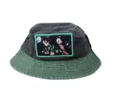 Anime Demon Slayer Fisherman Cap Summer Bucket Hat Kamado Tanjirou & Nezuko NWT