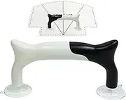 Generic Quilt Ruler Holder - Double Suction Cup | Quilting Tool, ABS & PVC, 17 * 7.5 * 4cm
