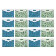 20x Marbig We Mean Green Enviro Durable A4 Document Filing Wallet Assorted