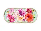 Maxwell & Williams Teas & C's Dahlia Daze Platter 33x15cm Sky Gift Boxed