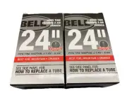 LOT OF 2 BIKE TIRE INNER TUBES 24 " UNIV, Bell , UPC: 035011000695