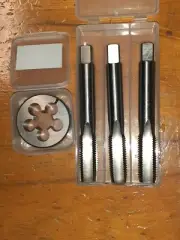 M2 -11 12 14 16 18 20 HSS metic threading hand Tap set and split die button RH