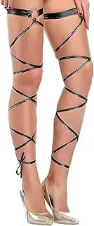 [CAMIXGQN] Women's Adjustable Belts Leg, Sexy Leg Wraps Garter Elastic Cross Bandage Garter Belt For Punk Gothic