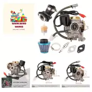 uretor 4 Stroke GY6 High Performance 139QMB Carburetor for 49cc 50cc Scooter ...