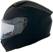 Apex FI100 Solid, full face helmet , color: Matt-Black , size: M