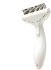 Cat Deshedding Brush - Skin Friendly Grooming Tool Gradual Curved For Dogs, Cats, And Puppies,Widened Cutters Skin Friendly Deshedding Grooming Tool For Shedding And Haired Pets