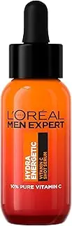 L'Oreal Paris Men Expert Hydra Energetic, 10% Pure Vitamin C, Brightening Face Serum, 30ml