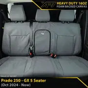 Toyota Prado 250 GX - XP7 Heavy-Duty Canvas Rear Seat Cover (Made to Order)
