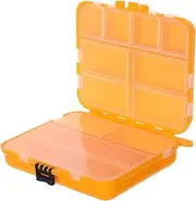 WHAMVOX Organized Storage Fishing Tackle Binder Fish Bait Bucket Rainproof Plastic Case for Hooks Lines and Lures