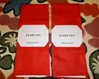 Geometry MERRY Kitchen Tea Towel 18”x30” SET OF 2 Brand New