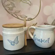 Dolly Parton Creamer And Sugar Bowl , Dg, Set