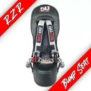 Middle Bump Seat & SILVER Harness Polaris RZR XP1000 S 900/1000 XP Turbo