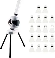 Colaxi Badminton Robot Automatic Launcher Ball Machine Single Sparring Simulator Professional Practice Badminton Ball Pitching Tool for Self Play