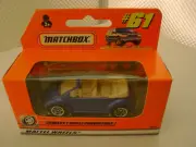 1999 MATCHBOX SUPERFAST #61 BLUE VW BUG VOLKSWAGEN CONCEPT 1 BEETLE CONVERTIBLE