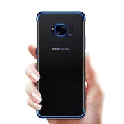 Bakeey Plating Transparent TPU Case For Samsung Galaxy S8 29 BLUE