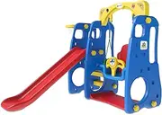 Lifespan Kids Ruby 4 in 1 Slide and Swing, Multicolour