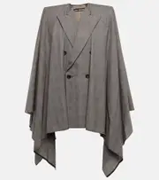 [Junya Watanabe] Junya Watanabe Blazer wool minidress AU 10 black