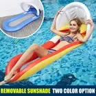 Floating Hammock Inflatable Comfortable Floating Bed with Shade Shed .