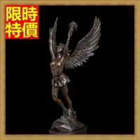 在飛比找樂天市場購物網優惠-銅雕擺件自由天使-歐式現代居家藝術雕塑工藝品66v19【獨家