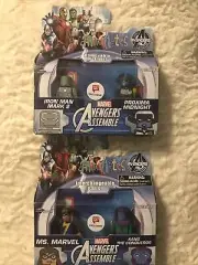 Marvel Minimates Ms. Marvel & Kang The Conqueror, Iron Man Mark 2 & Proxima