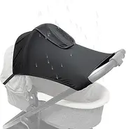 Stroller Sun Shade - Sun Shade for Stroller - Net Sunshade UV Protection Foldable Breathable Design for Hot Weather Protection Toddler Seats Beach Trips Park Outings Travel